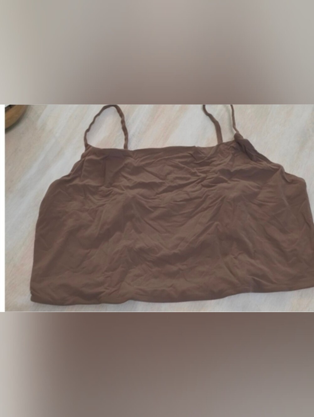 SKIMS Fits Everybody Strappy Back Under Cami UMBER 4X NWT